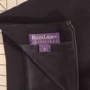 Sale! Ralph Lauren Collection - Purple Label | Sz: 8 | Navy Blue Skirt